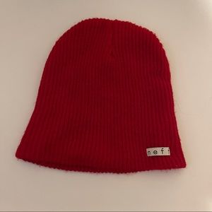 Red NEFF Beanie